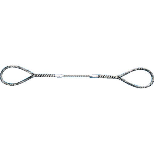 トラスコ中山 Wスリング Aタイプ 14mmX1.0m GR-14S1 ワイヤロープスリング トラスコ中山 Wスリング Aタイプ 14mmX1.0m GR-14S1 ワイヤロープスリング