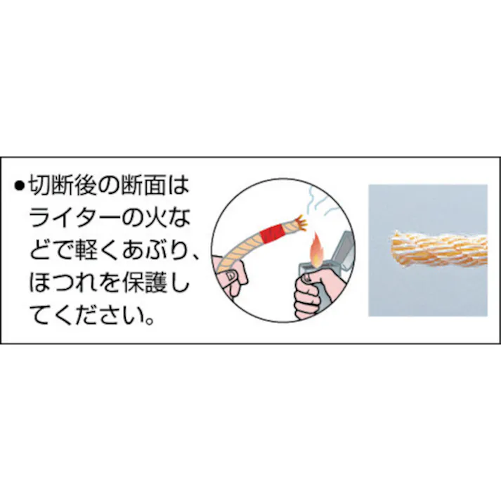 【CAINZ-DASH】トラスコ中山 PVトラックロープ 3つ打 線径9mmX長さ30m TR-930PV【別送品】