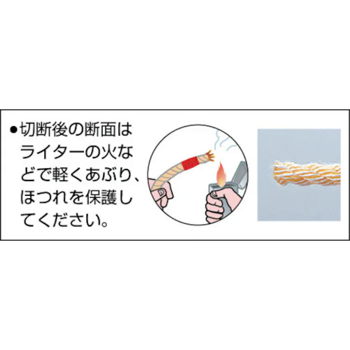 【CAINZ-DASH】トラスコ中山 PVロープ 3つ打 線径3mmX長さ10m R-310PV【別送品】