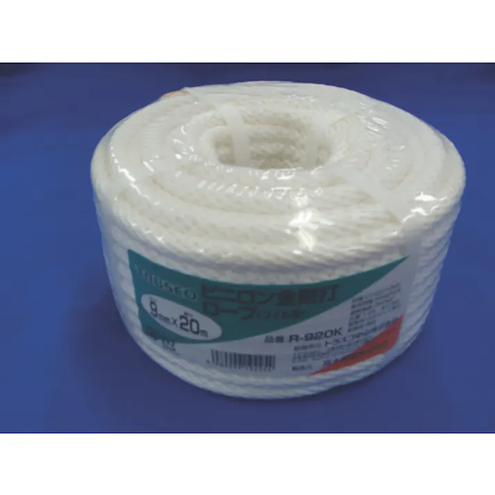 【CAINZ-DASH】トラスコ中山 ビニロンロープ 金剛打 線径9mmX長さ20m R-920K【別送品】