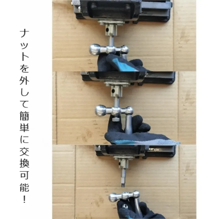 【CAINZ-DASH】トラスコ中山 クロスバイスCR-100N用 送りハンドル CR100NHB【別送品】