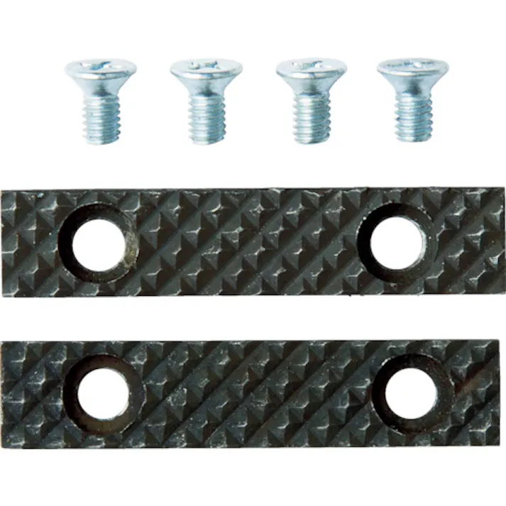 【CAINZ-DASH】トラスコ中山 回転式ベンチバイス BV65SN用 口金・固定ねじセット BV65SNKB【別送品】