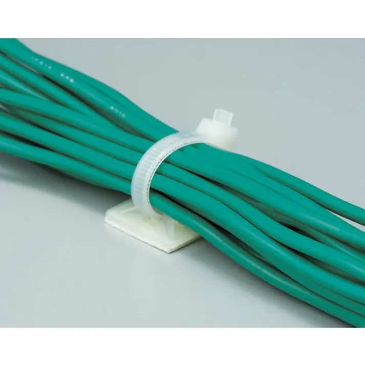 【CAINZ-DASH】トラスコ中山 結束バンド固定具(粘着シート付)幅3.2 4連結(25個) 単体1 THC-100-S4【別送品】