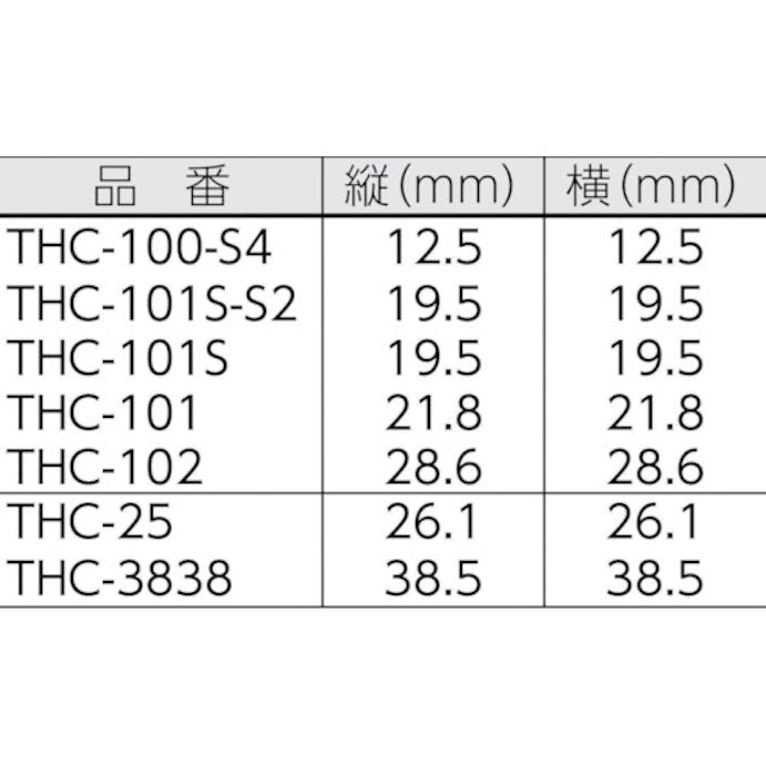 【CAINZ-DASH】トラスコ中山 結束バンド固定具　粘着シート付　幅４．６　１００個入 THC-101S【別送品】