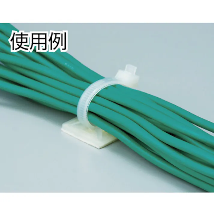 【CAINZ-DASH】トラスコ中山 結束バンド固定具 粘着シート付 幅8.0 100個入 THC-25【別送品】