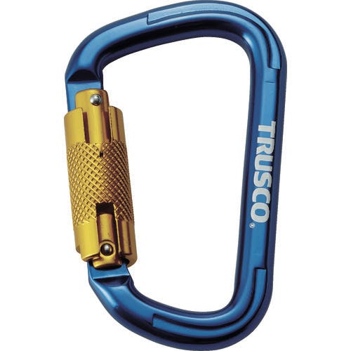トラスコ中山 スライドロック付カラビナ 線径10.5mmx110mm ブルー TKNSL1111BL カラビナ トラスコ中山 スライドロック付カラビナ 線径10.5mmx110mm ブルー TKNSL1111BL カラビナ