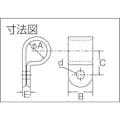 【CAINZ-DASH】トラスコ中山 ケーブルクリップ　結束径　２７．５　１００個入 TCC6.5【別送品】