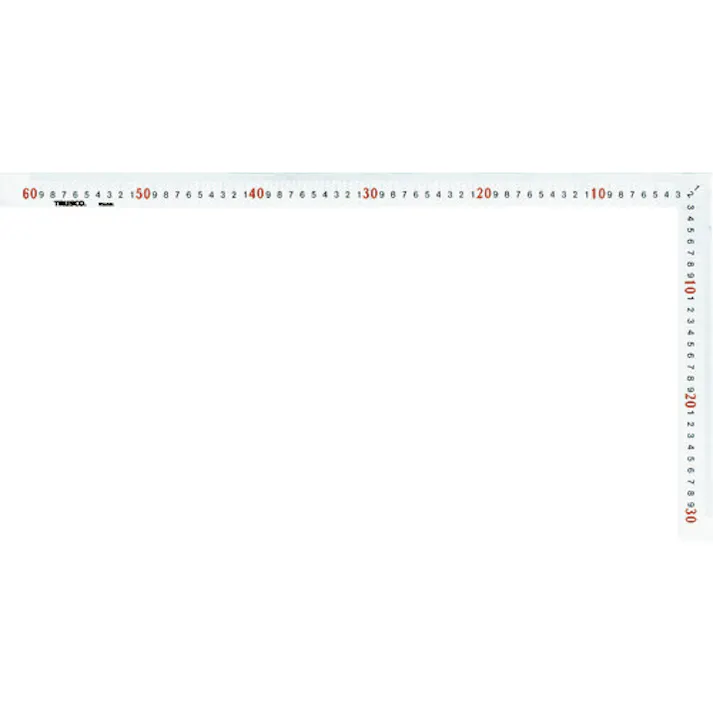 【CAINZ-DASH】トラスコ中山 シルバー曲尺中金サイズ60cm×30cm TK-606CN【別送品】