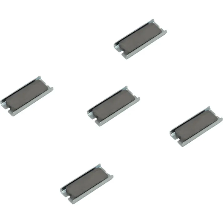【CAINZ-DASH】トラスコ中山 まとめ買い キャップ付フェライト磁石 角形 60mmX23.8mmX6.8mm 5個入 TFC60K-5P【別送品】