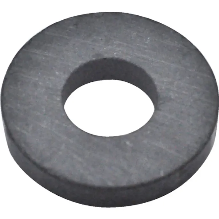 【CAINZ-DASH】トラスコ中山 フェライト磁石 丸形・穴あり 外径17.5mmX厚み3mm 1個入 TF18RA-1P【別送品】