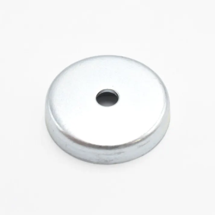 【CAINZ-DASH】トラスコ中山 キャップ付フェライト磁石 丸形穴あり 外径19.8mmX厚み4mm 1個入 TFC20RA-1P【別送品】
