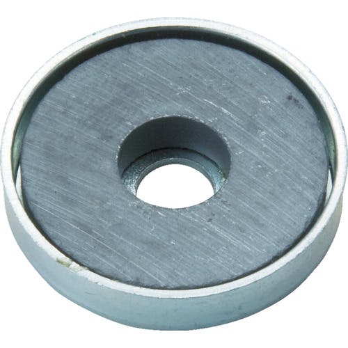 トラスコ中山 キャップ付フェライト磁石 丸形穴あり 外径46mmX厚み4.7mm 1個入 TFC46RA-1P フェライト磁石 トラスコ中山 キャップ付フェライト磁石 丸形穴あり 外径46mmX厚み4.7mm 1個入 TFC46RA-1P フェライト磁石