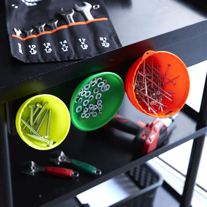 【CAINZ-DASH】トラスコ中山 樹脂マグネットトレー オレンジ TBMT-150-OR【別送品】