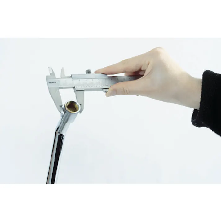 【CAINZ-DASH】トラスコ中山 ユニバーサルデザイン標準型ノギス 100mm THN-10-U【別送品】