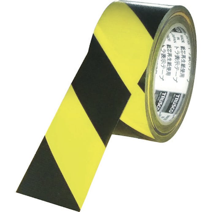 【CAINZ-DASH】トラスコ中山 トラ表示テープ　５０ｍｍ×２５ｍ　黄黒 TRTR-5025YB【別送品】