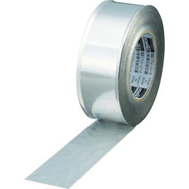 【CAINZ-DASH】トラスコ中山 スーパーアルミ箔粘着テープ　７５ｍｍ×５０ｍ　ツヤあり TRAT75-1【別送品】