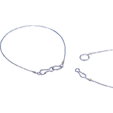 【CAINZ-DASH】トラスコ中山 吊り下げ用ロープ　ステンレス製　５本１組　０．７Ф×４００ｍｍ T860-02【別送品】