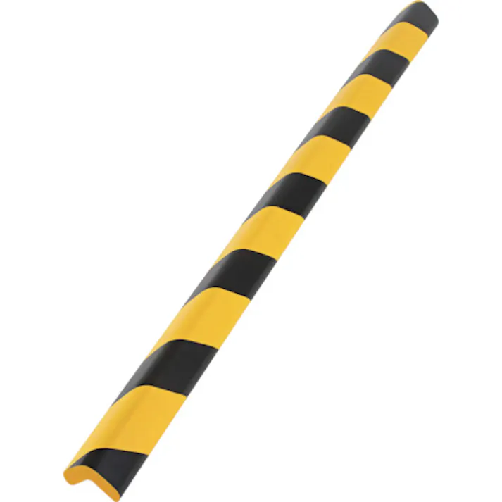 【CAINZ-DASH】トラスコ中山 安心クッションL字型大 黒・黄 1本入り TAC-99【別送品】