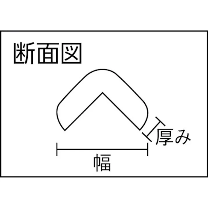 【CAINZ-DASH】トラスコ中山 安心クッションL字型小 黒・黄 10本入り T10AC-100【別送品】
