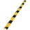 【CAINZ-DASH】トラスコ中山 安心クッションＬ字型大　黒・黄　１０本入り T10AC-99【別送品】