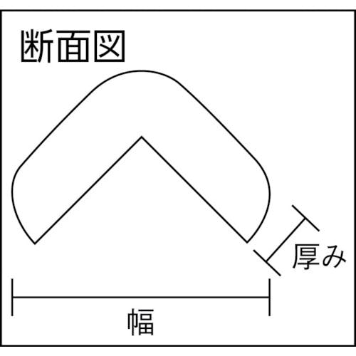 CAINZ-DASH】トラスコ中山 安心クッション Ｌ字型 大 １本入り