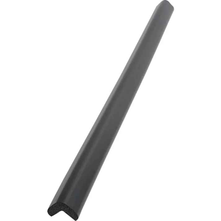 【CAINZ-DASH】トラスコ中山 安心クッション L字型 大 1本入り ブラック TAC-08【別送品】