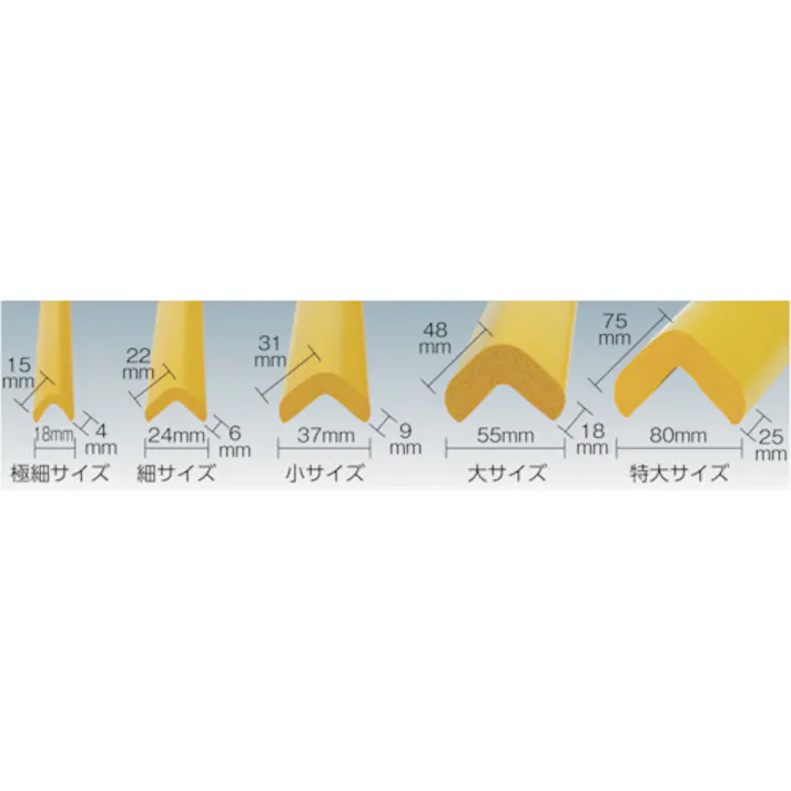 【CAINZ-DASH】トラスコ中山 安心クッション L字型 大 10本入り イエロー T10AC-02【別送品】