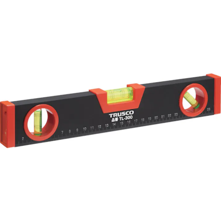 【CAINZ-DASH】トラスコ中山 アルミレベル 箱型 マグネット付 230mm 水平・垂直・45° TL-230M【別送品】