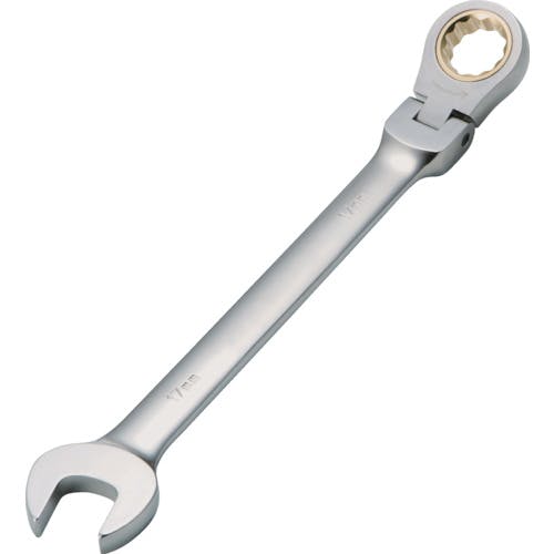 【CAINZ-DASH】トラスコ中山 首振ラチェットコンビネーションレンチ（スタンダード）呼び：１４ TGRW-14F【別送品】