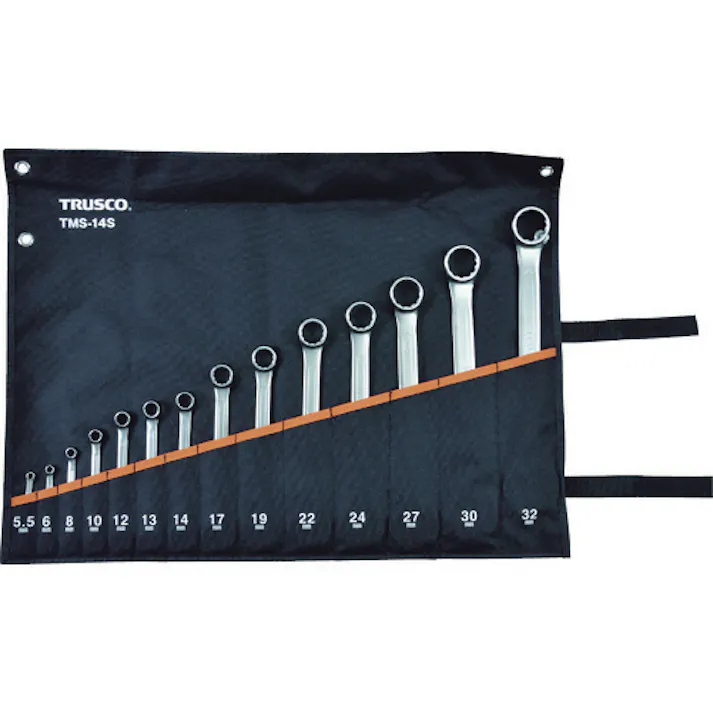 【CAINZ-DASH】トラスコ中山 コンビネーションスパナ(スタンダード) セット (14本組) TMS-14S【別送品】