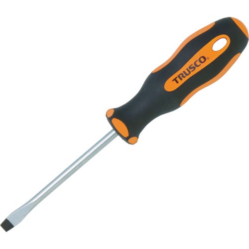 トラスコ中山 普通ドライバー(マグネット入り) (-5.5X75mm) TD-5.5-75 グリップドライバー トラスコ中山 普通ドライバー(マグネット入り) (-5.5X75mm) TD-5.5-75 グリップドライバー