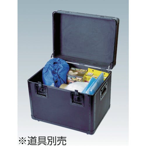 CAINZ-DASH】トラスコ中山 万能アルミ保管箱 黒