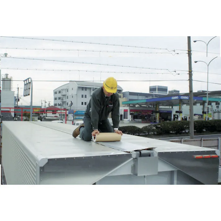 【CAINZ-DASH】トラスコ中山 補修用粘着テープ(ウイングトラック車用) 420MM×7M TWT-4207-SV【別送品】