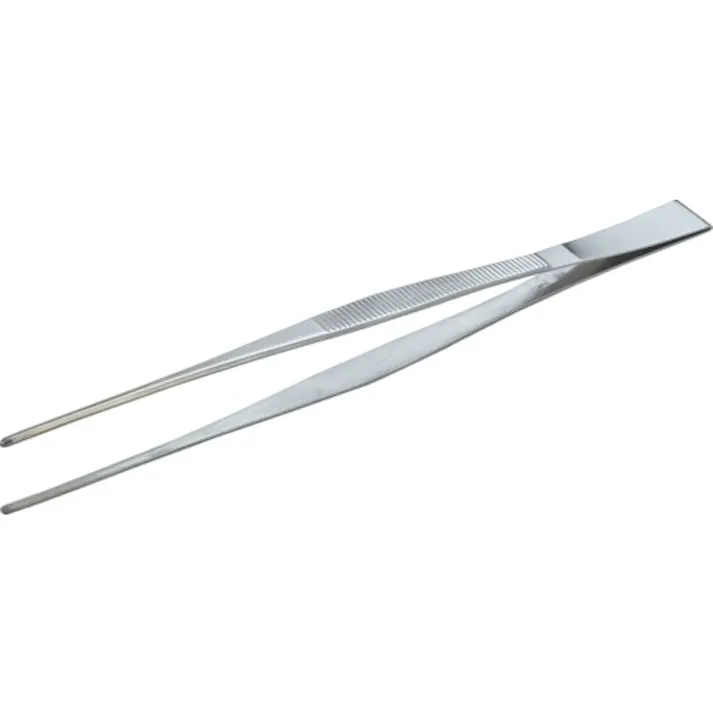 【CAINZ-DASH】トラスコ中山 ステンレス製ピンセット 300mm 直ギザ付 TSP-39【別送品】