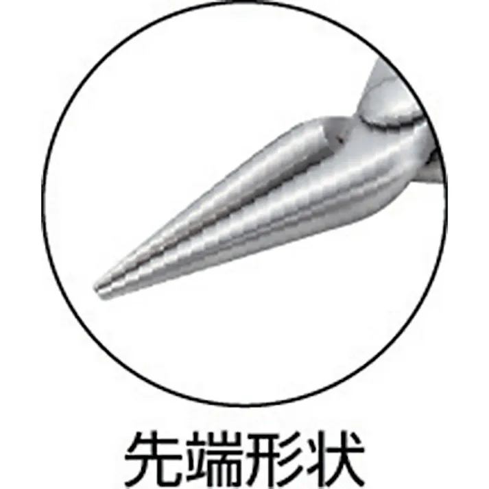 【CAINZ-DASH】トラスコ中山 ステンレス製ヤットコ 両丸タイプ 120mm TY-120R【別送品】