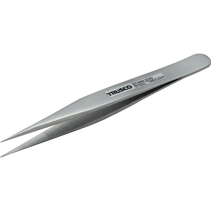 【CAINZ-DASH】トラスコ中山 高精度ステンレス製ピンセット 120mm 強力型 TSP-70【別送品】