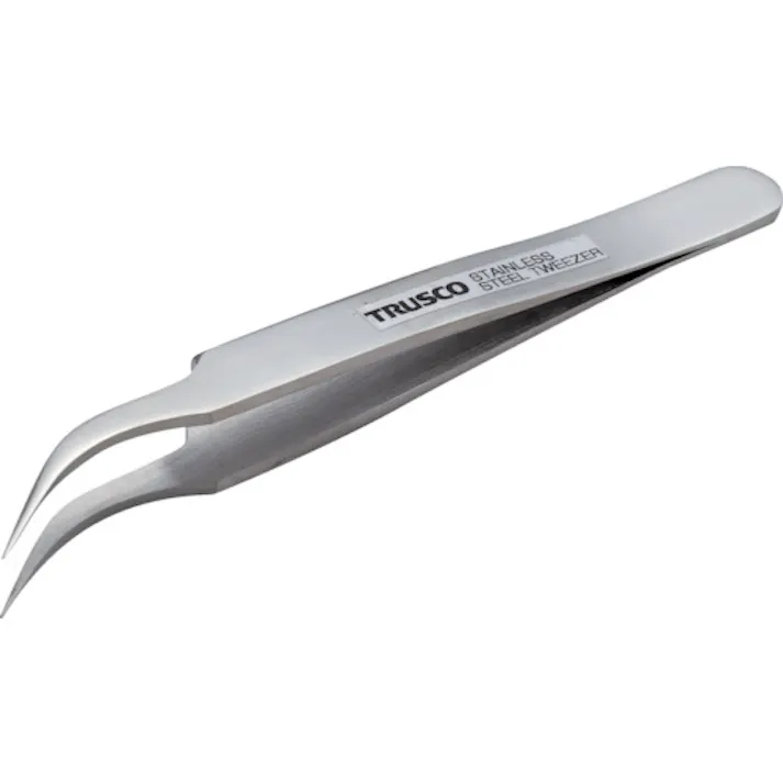 【CAINZ-DASH】トラスコ中山 高精度ステンレス製ピンセット 115mm 先細鷲型 TSP-75【別送品】