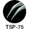 【CAINZ-DASH】トラスコ中山 高精度ステンレス製ピンセット 115mm 先細鷲型 TSP-75【別送品】