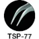 【CAINZ-DASH】トラスコ中山 高精度ステンレス製ピンセット 120mm 先丸鷲型 TSP-77【別送品】