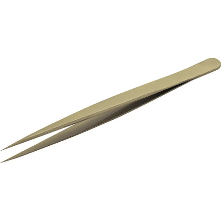 【CAINZ-DASH】トラスコ中山 真鍮製ピンセット 140mm 先細型 TSP-82【別送品】