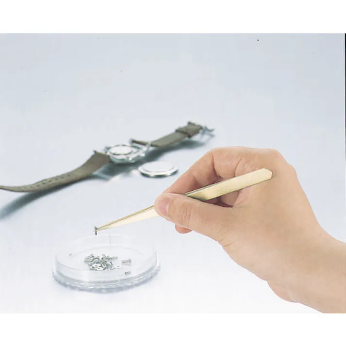 【CAINZ-DASH】トラスコ中山 真鍮製ピンセット 140mm 先細型 TSP-82【別送品】