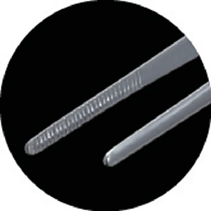 【CAINZ-DASH】トラスコ中山 ステンレス製ピンセット 125mm 直ギザ付 TSP-21【別送品】