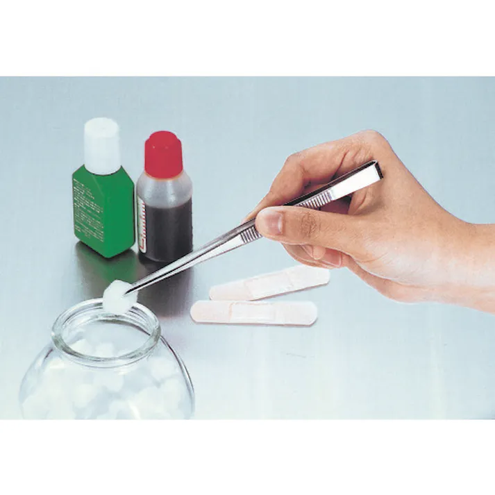 【CAINZ-DASH】トラスコ中山 ステンレス製ピンセット 150mm 直ギザ付 TSP-23【別送品】