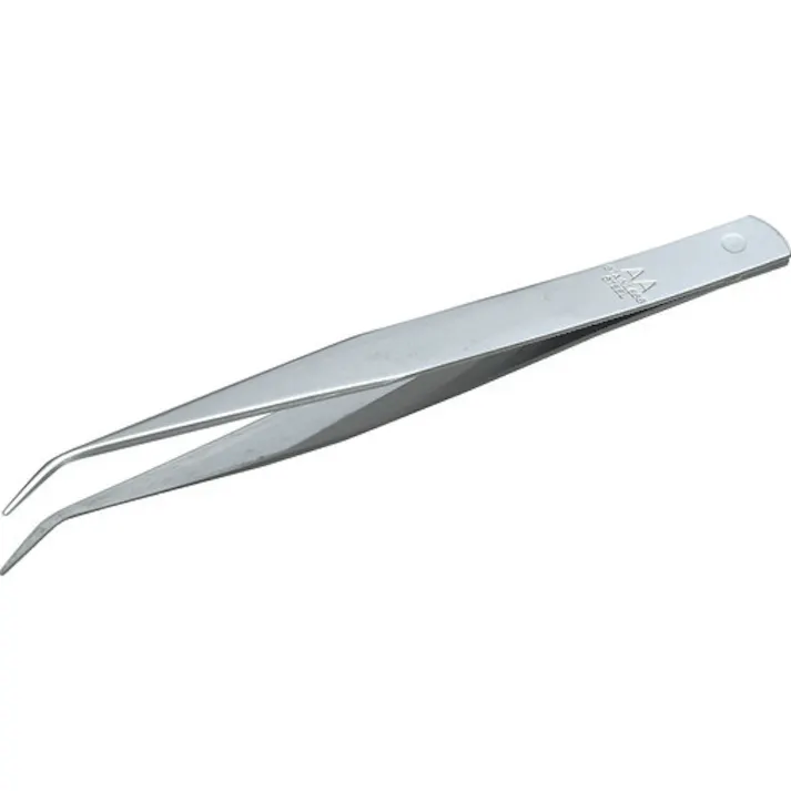 【CAINZ-DASH】トラスコ中山 ステンレス製ピンセット 125mm 先曲り型 TSP-26【別送品】