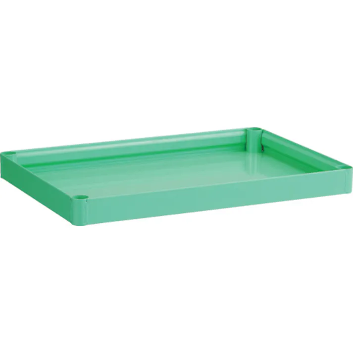 【CAINZ-DASH】トラスコ中山 ツールワゴン ファルコンワゴン 棚板600X400 ヤンググリーン FAW-64T-YG【別送品】