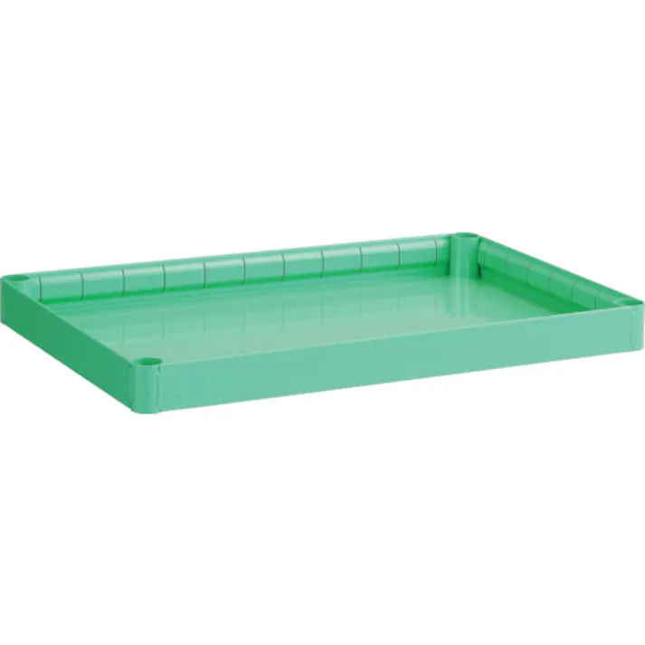 【CAINZ-DASH】トラスコ中山 ツールワゴン ファルコンワゴン 棚板750X500 ヤンググリーン FAW-75T-YG【別送品】