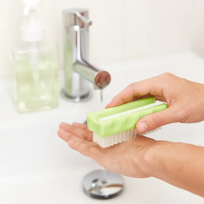 【CAINZ-DASH】トラスコ中山 ネイルハンドブラシ グリーン TNHB-GN【別送品】