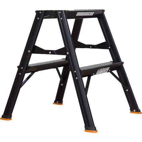 トラスコ中山 アルミ製踏台 2段 高強度型 黒 TSAF-2-BK 踏台 トラスコ中山 アルミ製踏台 2段 高強度型 黒 TSAF-2-BK 踏台