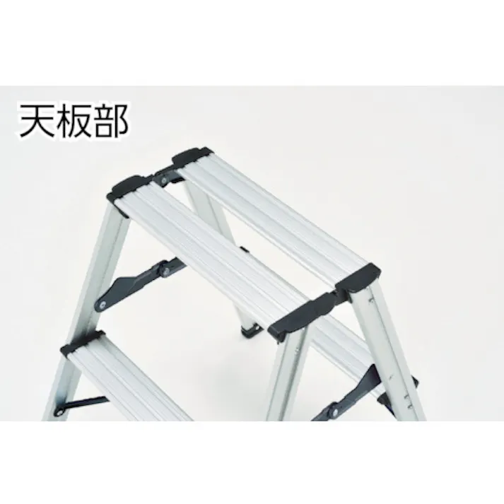 【CAINZ-DASH】トラスコ中山 アルミ製踏台 3段 高強度型 黒 TSAF-3-BK【別送品】