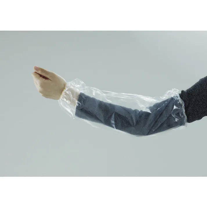 【CAINZ-DASH】トラスコ中山 ポリエチレン使い捨て腕カバー25双入 フリーサイズ ピンク TACPE-P【別送品】